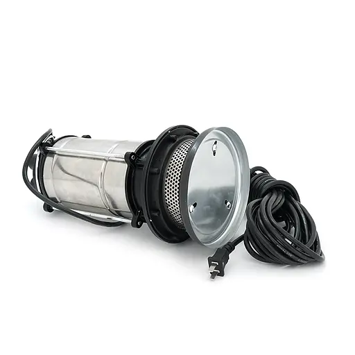 Занурювальний насос 1100W 220V до 4 м³/год підйом до 26 м 25 мм нержавіюча сталь 410х195х225 мм 11 кг. + перехідник - фото 2