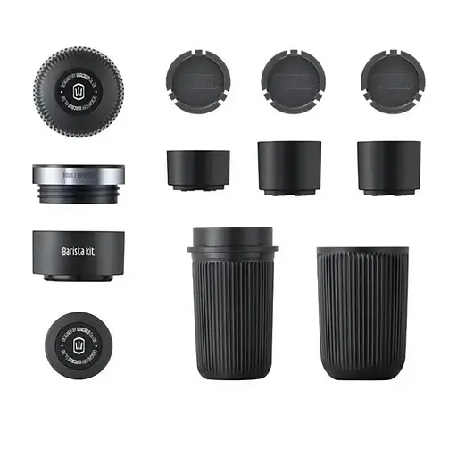 Набір барісти Wacaco Nanopresso Barista Kit 120 мл для Nanopresso (чашка кошика адаптер) Чорний - фото 2