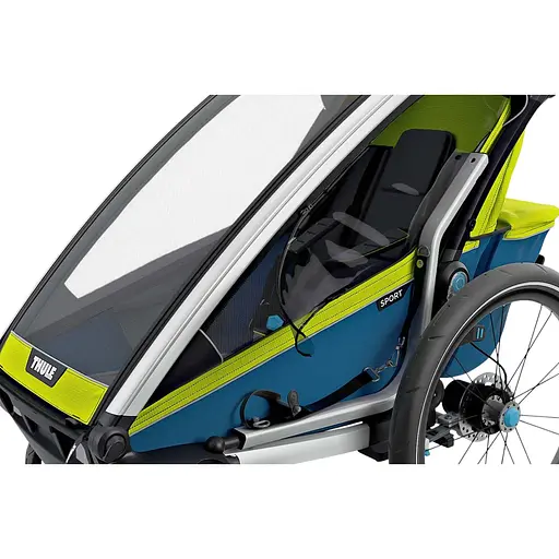 Дитяча коляска Thule Chariot Sport Double (Chartreuse-Mykonos) (TH 10201004) - фото 11