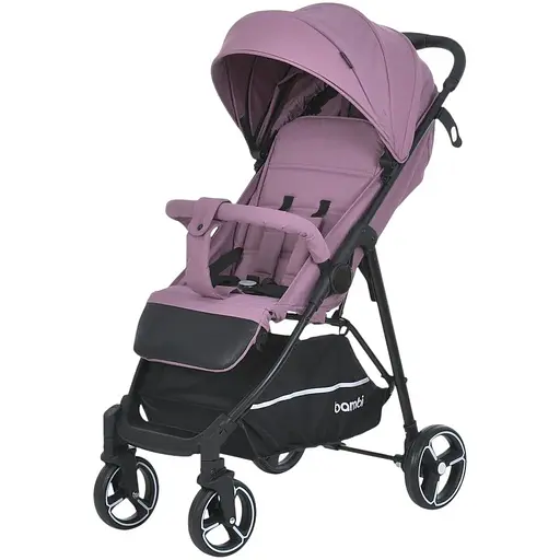 Прогулочная коляска-книга Bambi M 4249-2 Mauve Matt