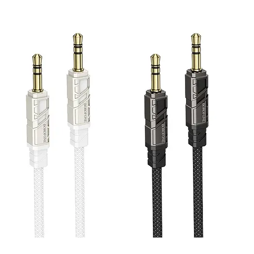 Аудіокабель BOROFONE BL22 Dignity audio cable AUX Black - фото 4