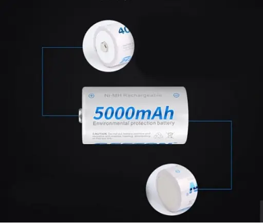 Аккумулятор Ni-MH Beston D R20 5000мАч - фото 4