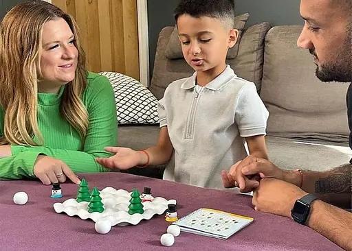 Настольная игра Smart Снежные задачки (Snow Problem) + QR-код на укр. правила (SG095) - фото 6