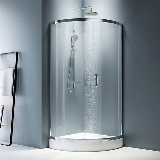 Душевая кабина Am.Pm Like 90x90 см без поддона хром W83UG-315-090CG, универсальная, прозрачная, хром - фото 3