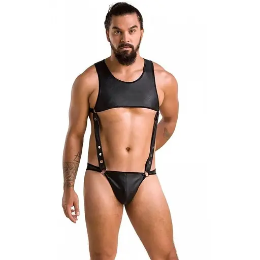 Боді чоловіче Passion Free Your Senses Adam 056 S/M чорний