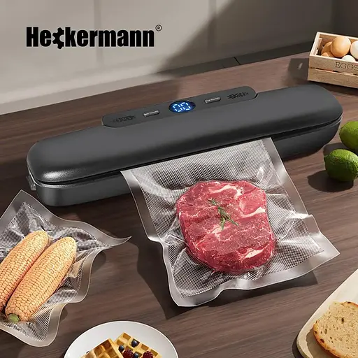 Вакуумний пакувальник Heckermann JL-VS8808 + фольга 20×600 см - фото 5