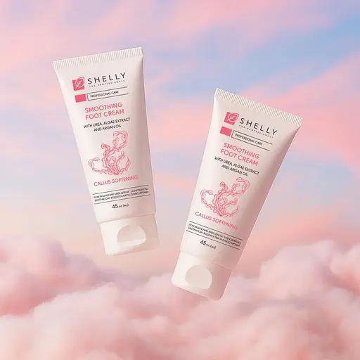 Пом'якшуючий крем для ніг Shelly з сечовиною, екстрактом водоростей та олією аргани 45 мл - фото 3