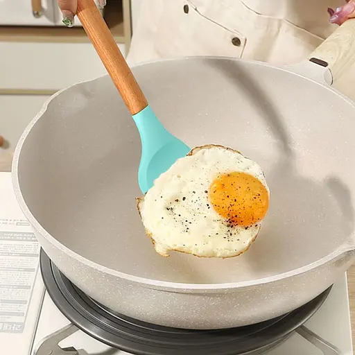 Лопатка Fissman Essential з дерев`яною ручкою 35.5 см (1110) - фото 6