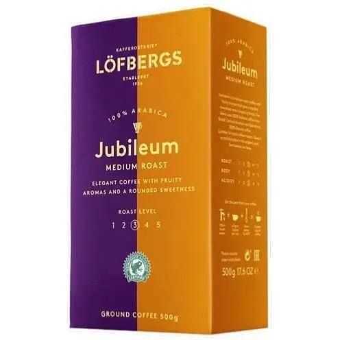 Кофе молотый Lofbergs Jubileum Medium Roast 500 - фото 1