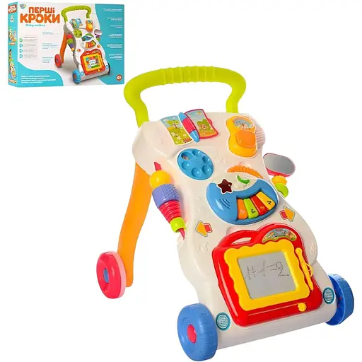 Каталка-ходунки Limo Toy HE0801 для малышей с разнообразными игрушками