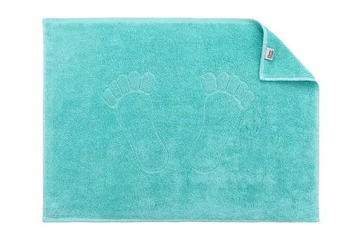 Коврик для ног махровый Ardesto Benefit 50х70 см 100% хлопок бирюзовый (ART2457SA)  - фото 6