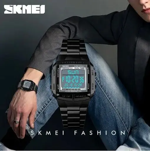 Спортивний годинник Skmei Illuminator Чорний - фото 4