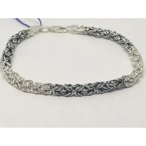 Серебряный браслет Стерлинг 9 (Фантазийное). 50181 18,5 - фото 2