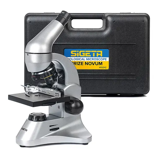 Мікроскоп SIGETA PRIZE NOVUM 20x-1280x з кейсом та набором для дослідів (65242) - фото 1