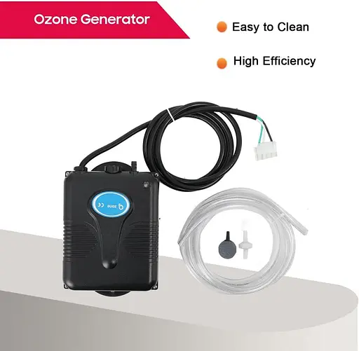 Генератор озона для воды и воздуха 200 мг/час Спагенератор озона Полный комплект для замены с ПВХ клапаном труба для джакуз - фото 2