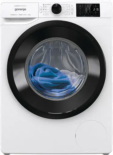 Пральна машина Gorenje фронтальна 8 кг 1400 A+++ 55 см дисплей пара інвертор білий - фото 8