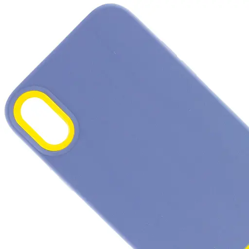 Чохол Epik TPU+PC Bichromatic для Apple iPhone X/XS 5.8 Blue/Yellow - фото 2