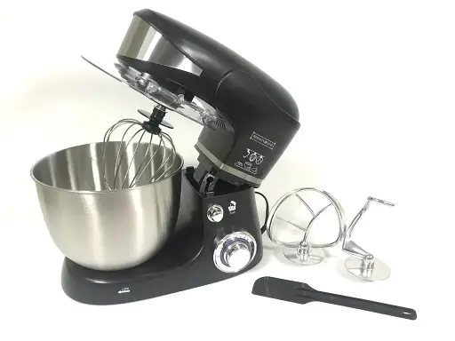 Тестомес-миксер планетарный на 6 л 1600Вт. Royalty Line RL - РКМ-1600Вт Black - фото 2