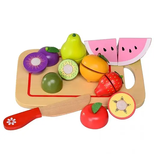 Игровой набор деревянных фруктов IE570
