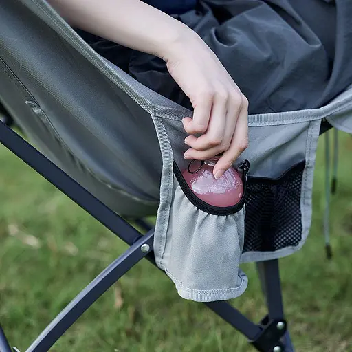 Складаний туристичний стілець Naturehike CNK23JU0001 (Світло-сірий) - фото 3