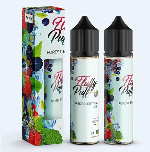 Набор компонентов для самозамеса солевой заправки Fluffy Puff 60 мл Чай из лесных ягод со льдом 0-50 мг (17674)