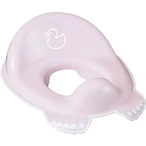 Накладка детская антискользящая на сиденье унитаза Tega Baby Duck light pink - фото 1