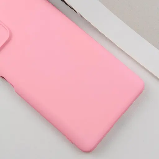 Чохол TPU Getman Liquid Silk Full Camera для Xiaomi Redmi 10 Рожевий / Pink - фото 2