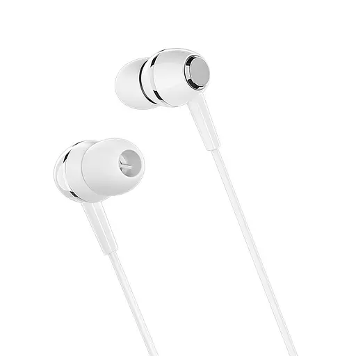 Наушники BOROFONE BM36 Acura Universal earphones with mic White - фото 1