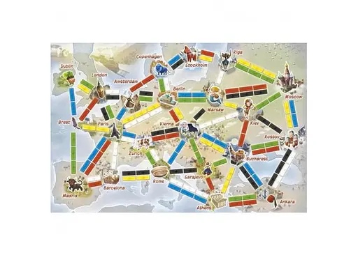 Настольная игра Days of Wonder Билет на поезд: Первое путешествие (Европа) (Ticket to Ride: First Journey (Europe)) (англ.) (DOW720027) - фото 2