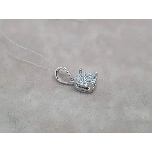 Срібна підвіска Qvaliz з фіанітами. 903-00777 - фото 3