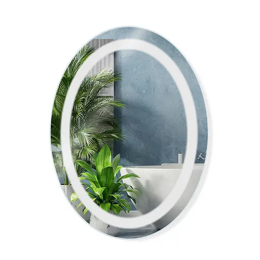 Дзеркало Kroner KRP Spiegel VO1 - 5070 з LED-підсвічуванням та антизапітнінням CV030040, Білий - фото 1