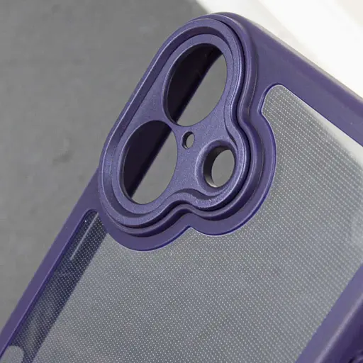 Чохол Epik TPU Transparent + Colour 1.5 мм для Apple iPhone 16, 6.1 Purple - фото 3