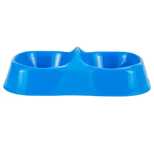 Миска двойная для корма и воды MPS Maya Double S Miz Col. 11.5×21.5x6 см  - фото 5