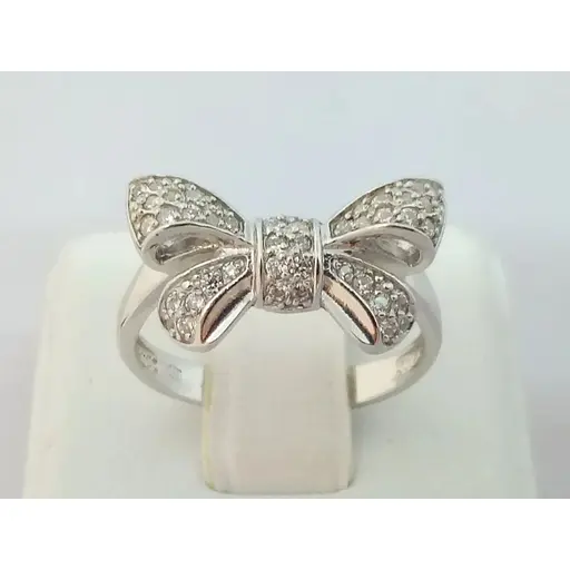 Серебряное кольцо Харьковская ювелирная фабрика с фианитами. 500146-Р 16,5 17,5 - фото 2