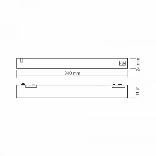 Блок живлення для магнітних трекових систем Videx 200W VL-TRMS-P200B Зовнішній - фото 8