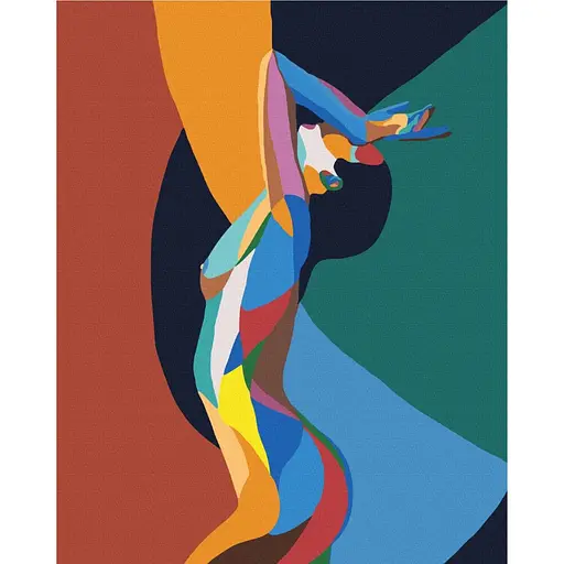 Картина за номерами Райдужний нюд Brushme 40x50 см кольорова 000221118
