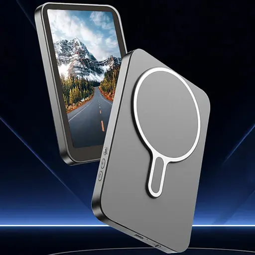 Беспроводной дублирующий экран / монитор для селфи RK-X40 with MagSafe Grey - фото 2