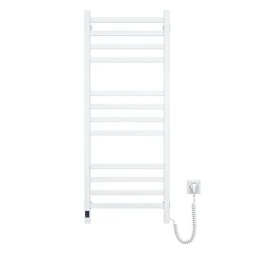 Электрический полотенцесушитель Navin Авангард 480x1200 Sensor правосторонняя с таймером, белая 00-044050-5080, Белый, Правое, Электронный - фото 1