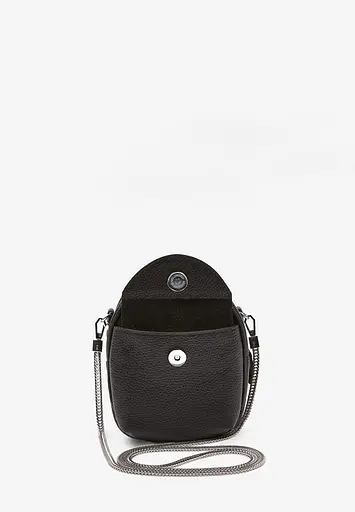 Міні-сумка Kroha чорна зерниста - фото 3