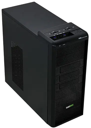 Корпус GameMax MT804-SET-2U3TYC без блока питания, черный (MT804-SET-2U3TYC) - фото 2