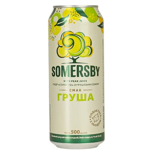 Сидр Somersby з грушевим соком 4.7% з/б 0.5 л - фото 3