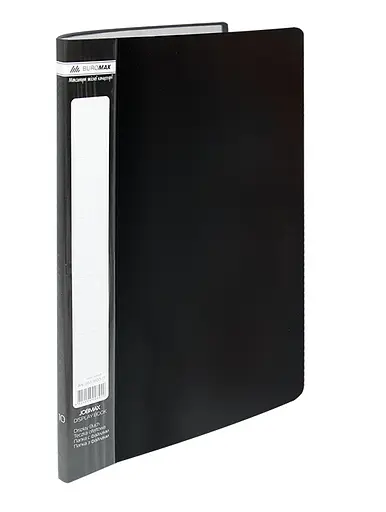 Папка із файлами Buromax А4, Jobmax, чорний, 10 файлів