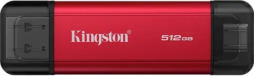 Портативний SSD Kingston 512GB USB 3.2 Gen 2 Dual USB-A R1050/W950MB/s - фото 2
