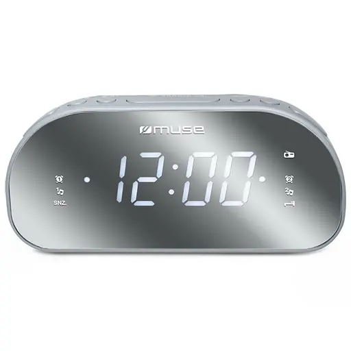 Радіо-годинник Muse дзеркальний (M-170 CMR) - фото 2
