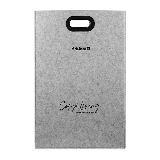 Корзина для белья Ardesto Prestigio фетр серый 68 л (ARHC2401FG)