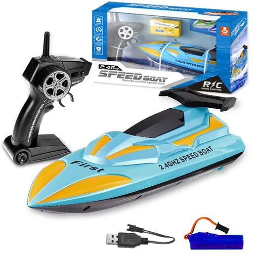 Катер на радіокеруванні SHT 658-36 2.4G Blue - фото 2