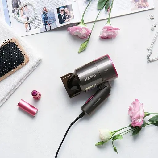 Потужний якісний складаний фен для сушіння волосся Magio MG-150 фен дорожний - фото 6