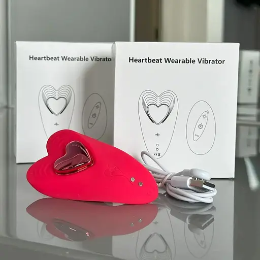 Смарт-массажер в трусики с сердечком, smart массажер love spouse - фото 2