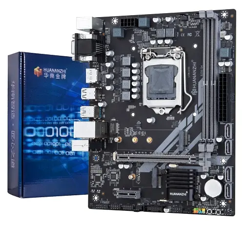 Материнская плата LGA1151, Huananzhi B250-D4, B250, 2xDDR4, Int.Video (CPU), 4xSATA3, 1xM.2, 1xPCI-E 3.0 x16, 1xPCI-E 3.0 x1, 1xM.2 (WiFi), Realtek 5.1, Realtek GLan, 4xUSB 3.0 / 6xUSB 2.0, VGA/HDMI/DP, Micro ATX