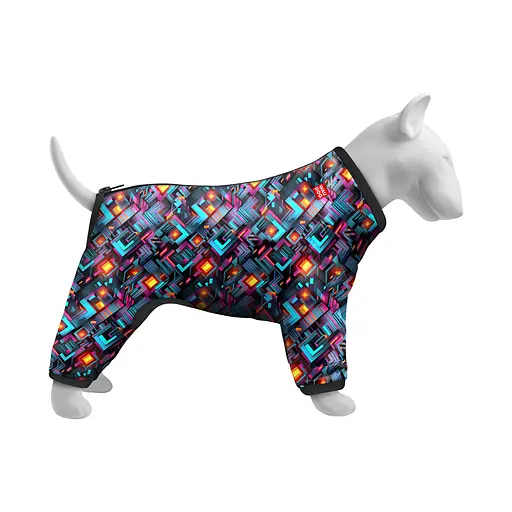 Вітровка для собак Waudog Clothes малюнок Нескінченні світи M35 В 59-62 см С 37-40 см - фото 3